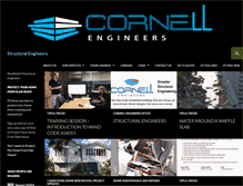 Tablet Screenshot of cornellengineers.com.au